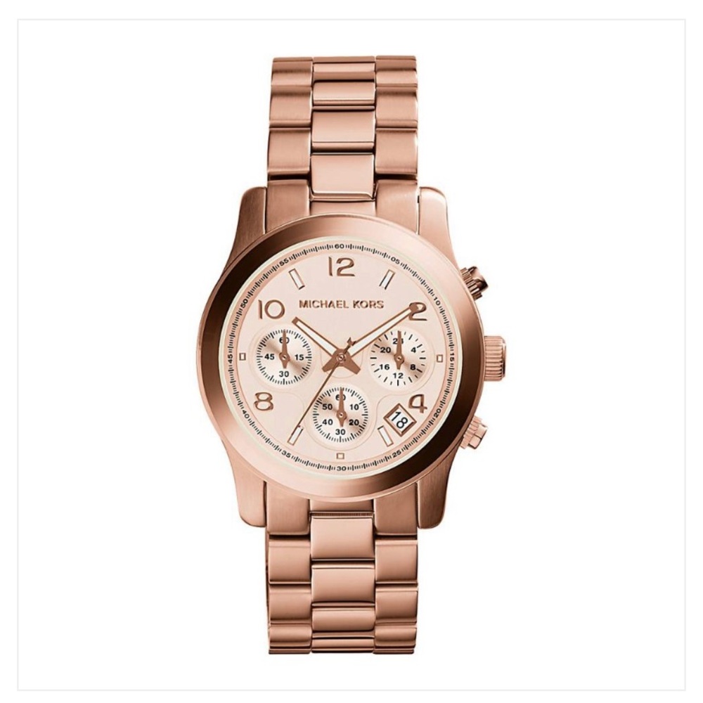 Michael Kors Rose Gold Watch - Picture 1 of 5
